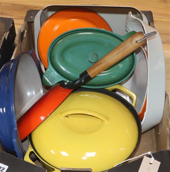 Le Creuset style pans and Le creset